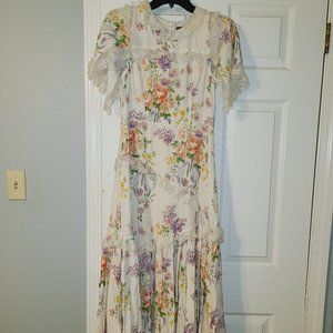 NWT Floral Diamond Elsa Ballerina Dress Needle & Thread